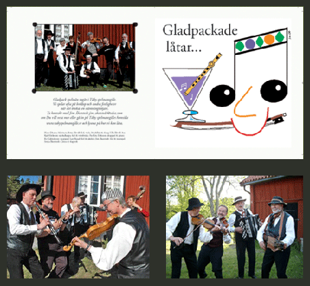 Bild på CD-skivan Gladpackade låtar och spelgänget